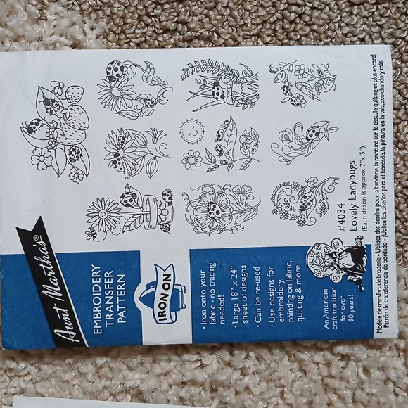 Aunt Martha's embroidery transfer patterns - Picture 6 of 6